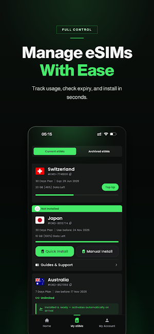DataFly: eSIM for Travel Screenshot 2