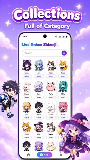 Anime Shimeji: Live Screen Pet Screenshot 2