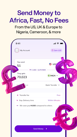 Zobo – Money Transfer App Screenshot 0