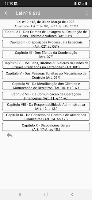Lei 9613 - Lavagem de Dinheiro Screenshot 1