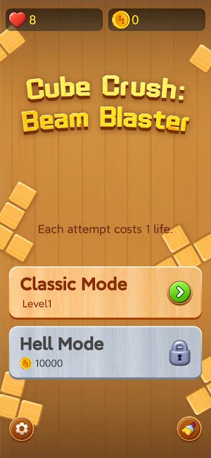 Cube Crush: Beam Blaster Screenshot 0