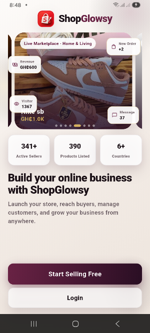 ShopGlowsy Seller Screenshot 0