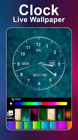 Clock Live Wallpaper - Clocky Screenshot 0