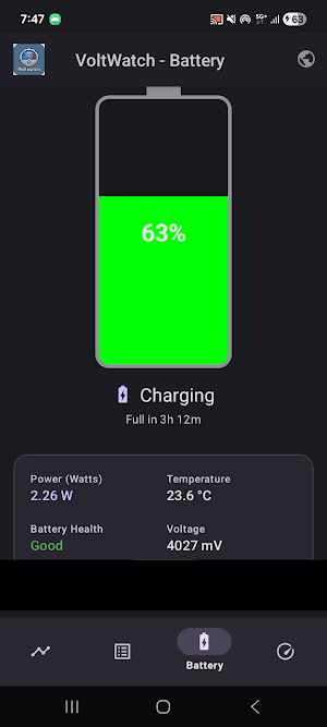 Volt Watch Screenshot 1