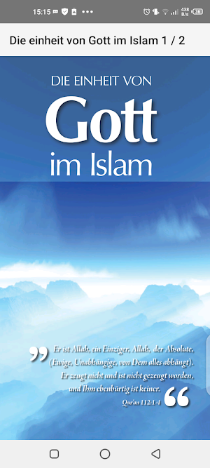 Die einheit von Gott im Islam Screenshot 2