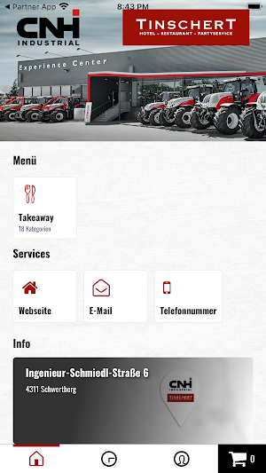 Tinschert CNH Kantine Screenshot 0