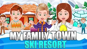My Family Town Ski Resort Fun Screenshot 0
