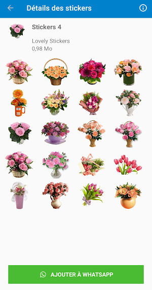 Stickers Flowers WASticker Screenshot 3