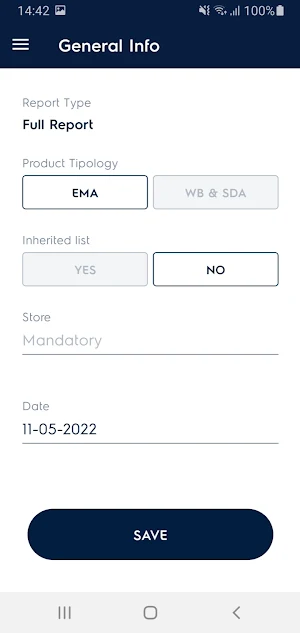Electrolux Mobile Shop Floor Screenshot 1