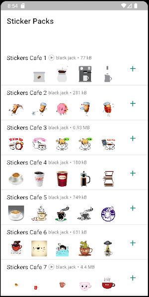 Stickers de Cafe Screenshot 0