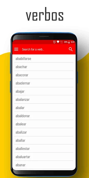 Spanish conjugation Screenshot 1