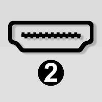 Go to HDMI2 input