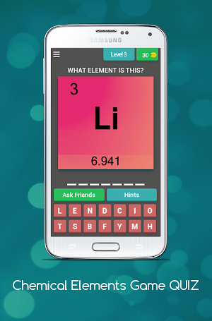 Chemical Elements Game QUIZ Screenshot 3