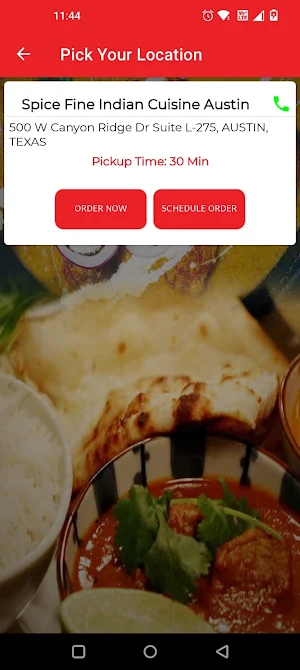 Spice Fine Indian Cuisine Screenshot 2
