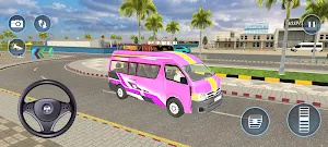 Mini Bus Game Van Driving Screenshot 1