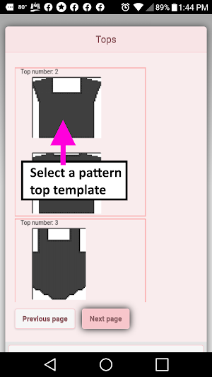 Filet Crochet Top Pattern Creator Screenshot 1