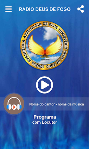 Rádio Deus de fogo Screenshot 1