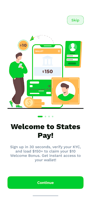 StatesPay: Wallet & Bank Screenshot 0