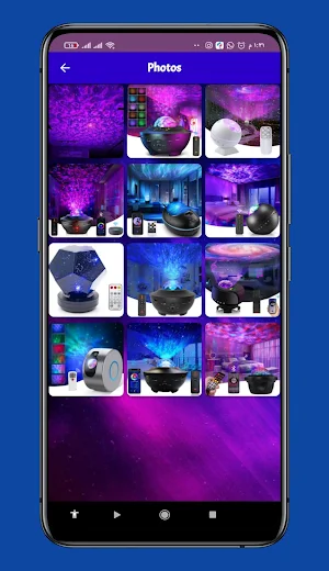 Galaxy Light Projector Guide Screenshot 1