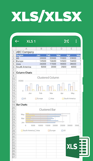 Document reader: PDF, DOC, XLS Screenshot 3