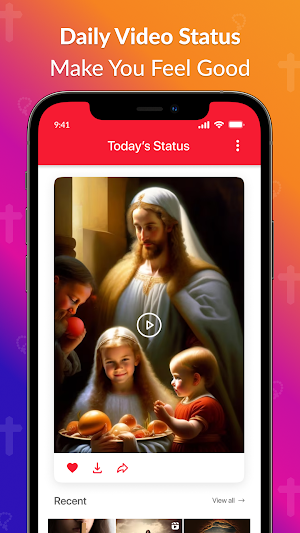 Jesus Daily Video Status Screenshot 1