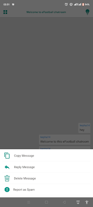 eFootball Chatroom Screenshot 3