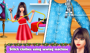 Christmas Tailor Salon Games Screenshot 1