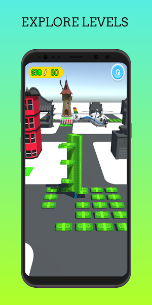Superhero Money Race 3D Screenshot 1