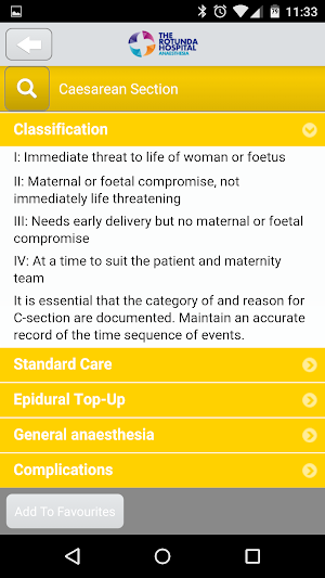 Rotunda Anaesthesia Screenshot 2
