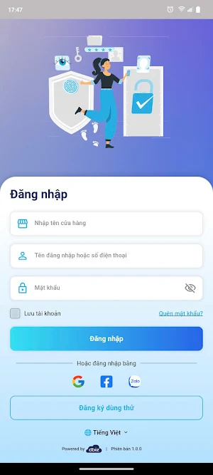 DBIZ FnB Screenshot 0