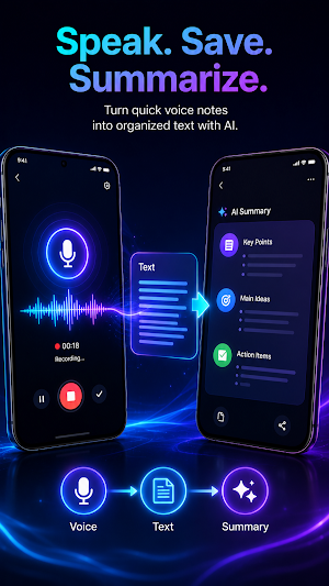 AI Voice Lock Screen: AI Note Screenshot 2