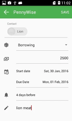 PennyWise Debt Tracker Screenshot 1