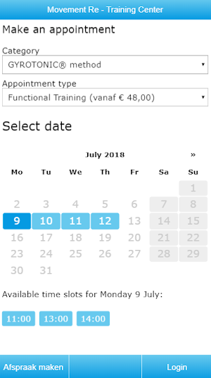 Movement Re-Training Center Screenshot 0