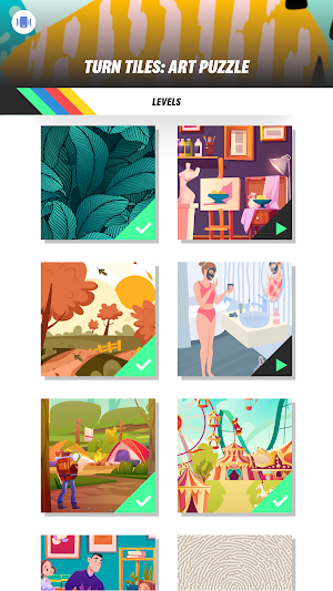 Turn Tiles: Art Puzzle Screenshot 0