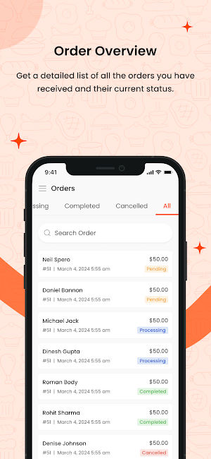 WPFM Food Delivery Screenshot 0