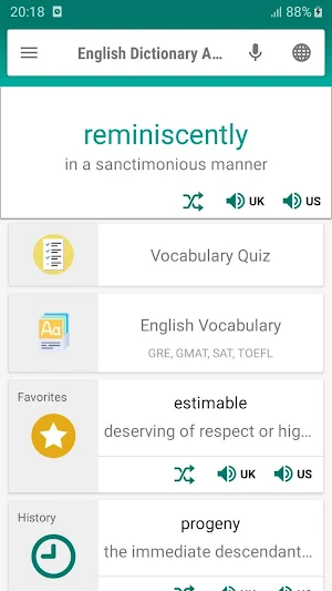 English Dictionary - Awabe Screenshot 0