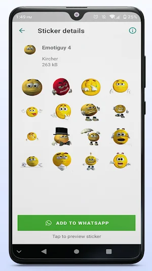 Emotiguy WASticker Screenshot 3
