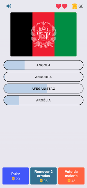 Adivinhar Bandeiras do Mundo Screenshot 2