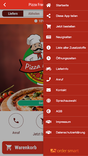 Pizza Franco Döbeln Screenshot 2