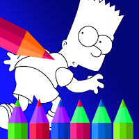 Bart Art Coloring Book