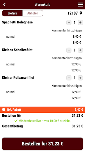 Restaurant Adlermühle Berlin Screenshot 1