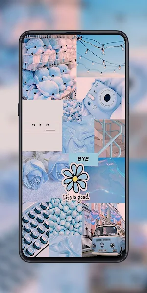 Blue Aesthetic Wallpaper Screenshot 3