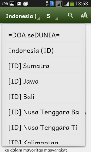 Doa seDunia -- Operation World Screenshot 1