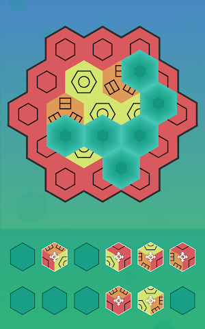Aurora Hex - Pattern Puzzles Screenshot 1