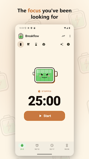 Breakflow: Focus booster Screenshot 0