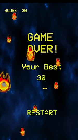 Meteor Shower Screenshot 2