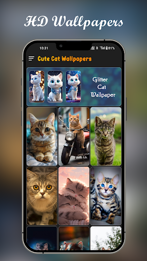 Cute Cat Wallpaper HD Screenshot 0