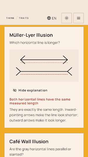 Think Traits: Quizzes & Games Screenshot 1