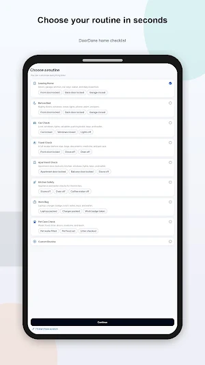 DoorDone: Home Checklist Screenshot 1