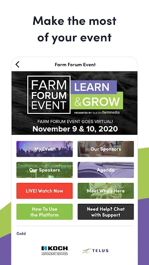 Farm Forum Event Conference Screenshot 0